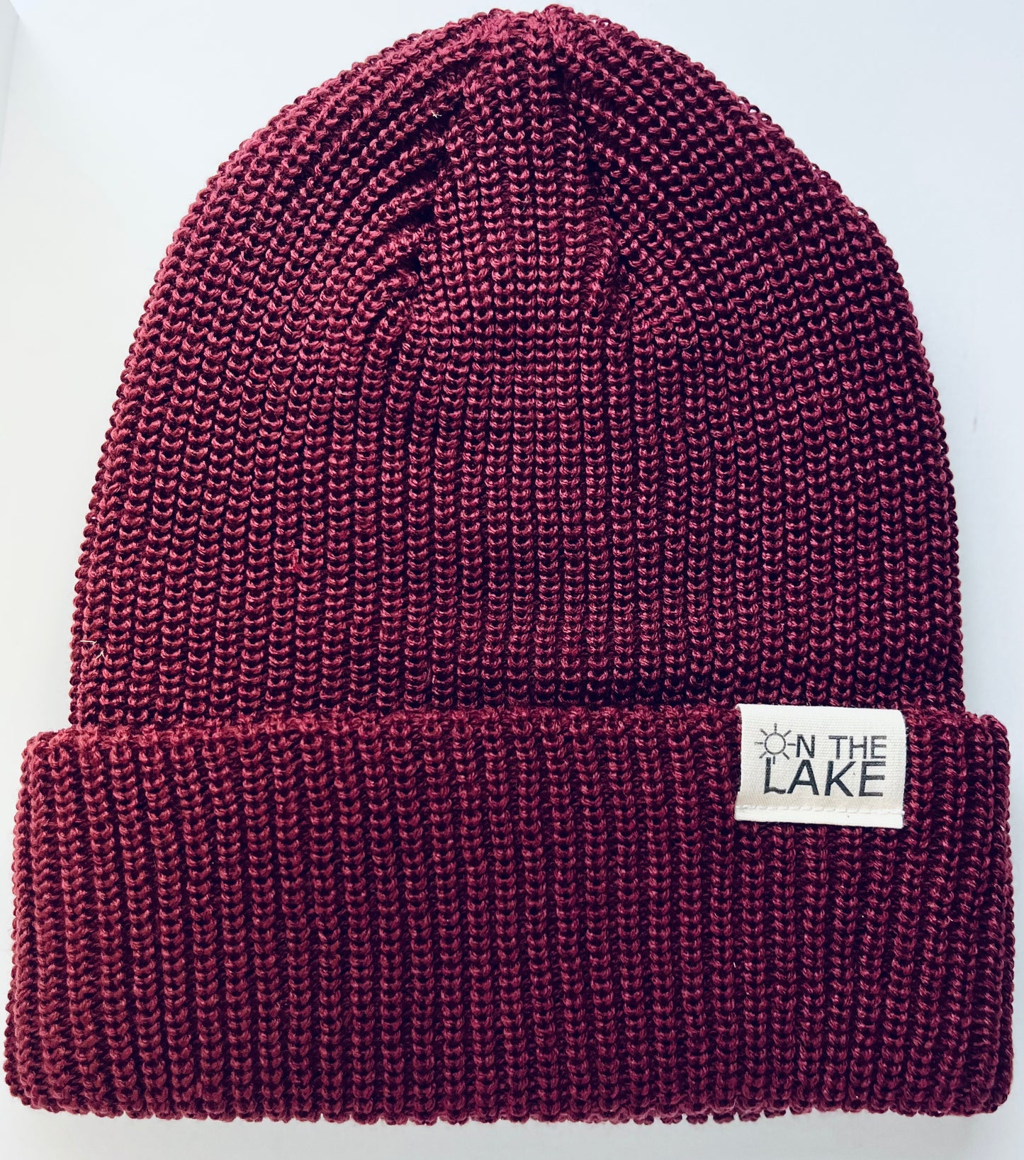 dark red Winter toque hat